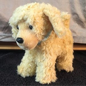 American Girl Doll 2014 retired Honey Golden Doodle jointed dog w/collar tags